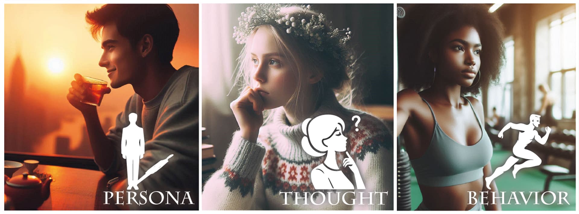 Personality Dimensions – PERSONA, THOUGHT, BEHAVIOR